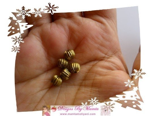 Antique Brass Spacer Beads