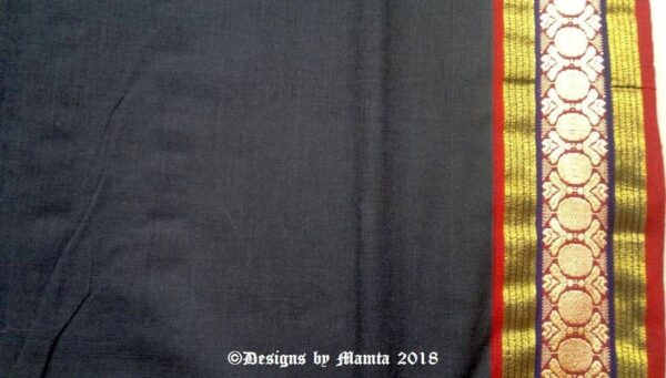 Black Saree Fabric
