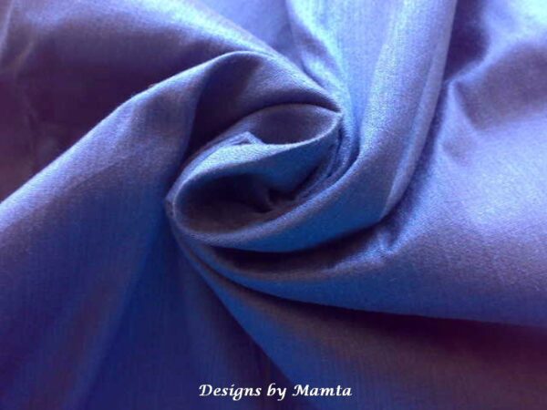 Blue Silk Dupioni Fabric