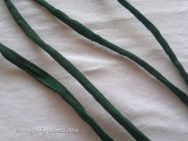 Bottle Green Silk Cord