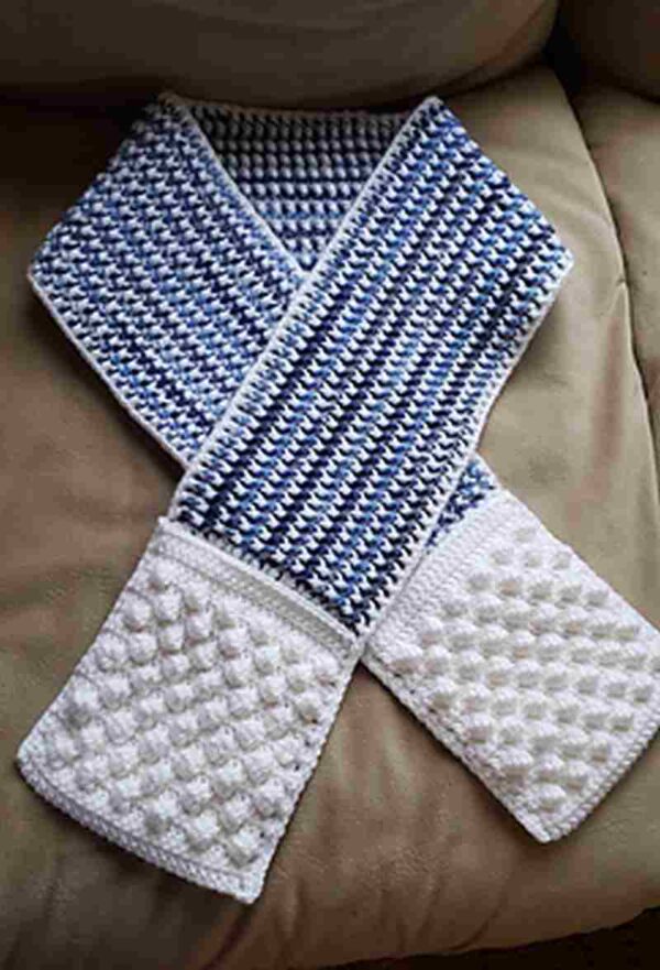 Crochet Bobbles Scarf Pattern