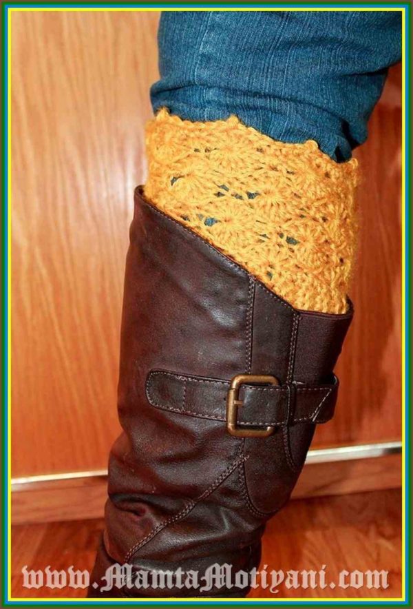 Crochet Boot Cuffs Pattern