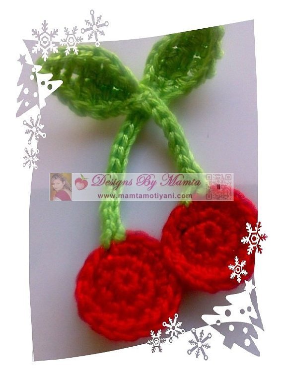 Crochet Cherries Pattern