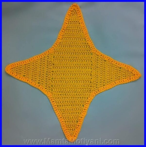 Crochet Star Applique Pattern
