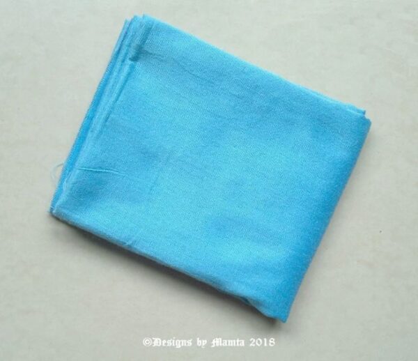 Electric Blue Art Silk Fabric