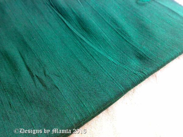 Green Dupioni Silk Fabric