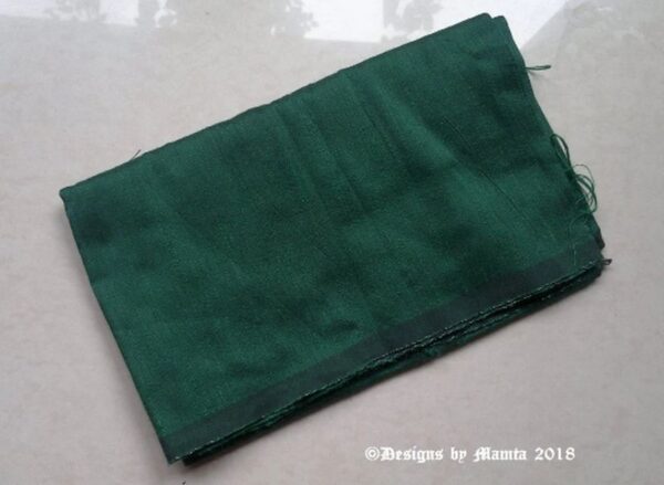 Holly Green Art Silk Fabric