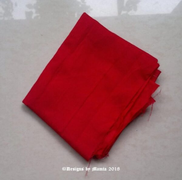 Lust Red Dupioni Fabric