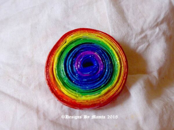 Rainbown Paper Bead