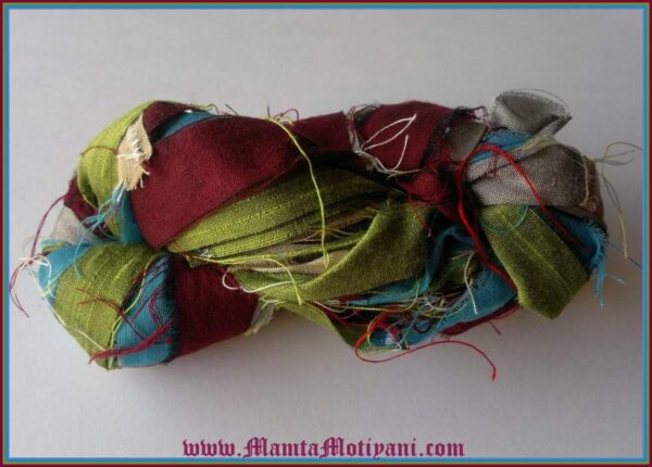 Recycled Silk Sari Yarn
