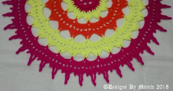 Round Crochet Doily Pattern