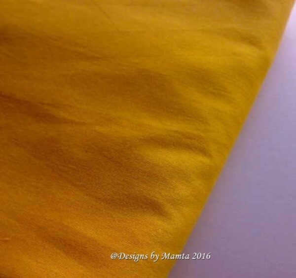 Yellow Dupioni Silk Fabric